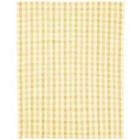 Premier Housewares Table Cloth, Wipeable Table Cover, 100% Cotton, width 180cm x depth 140cm - Garden Yellow and Yellow