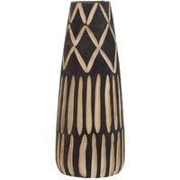 Interiors By Ph Arlo Small Engraved Wooden Vase