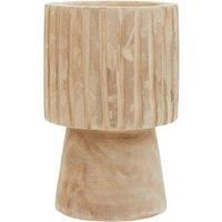 Interiors By Ph Arlo Engraved Wooden Vase
