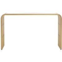 Orsina Vogue Matte Gold Slatted Console Table