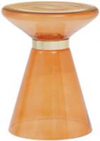 Fifty Five South Martini Glass Side Table - Orange