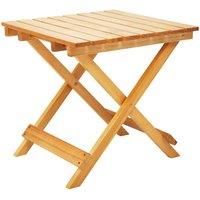 Interiors By PH Natural Finish Folding Table