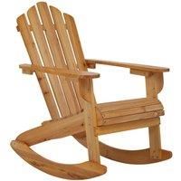 Interiors By PH Natural Finish Rocking Chair