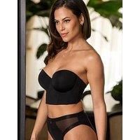 Pour Moi Definitions Low Back Bustier - Black