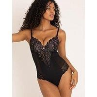 Pour Moi Romance Body Padded Push-Up Plunge Underwired Lingerie 183005