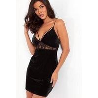 Pour Moi Velour Lace Trim Chemise