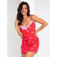 Pour Moi Luxe Woven Twill Lace Trim Chemise