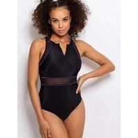 Pour Moi Energy Swimsuit Swimming Costume 1431 Recycled Material High Neck