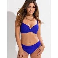 Pour Moi Free Spirit Lightly Padded U/W Twist Front Top - Blue