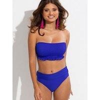 Pour Moi Free Spirit Fold Over Brief - Blue