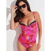 Pour Moi 20709 in The Mix Control Swimsuit Multis