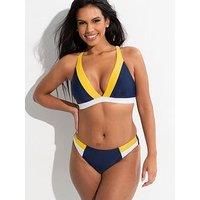 Pour Moi Palm Springs Brief Colour Block Tab Womens Swimwear 25613R