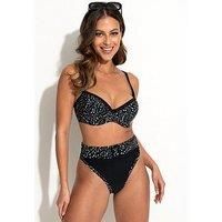 Pour Moi Rhodes Bikini Top Underwired Padded Womens Swimwear 31331