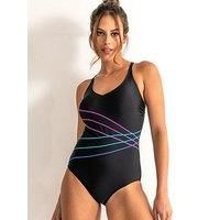 Pour Moi Energy Swimsuit V-Neck Full Cup Convertible Womens Swimwear