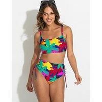 Pour Moi Maya Bay Adjustable Bikini Brief Full Coverage Deep Briefs Pant 31354