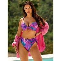 Pour Moi Cabana Bikini Brief Adjustable High Waisted Womens Swimwear 31322