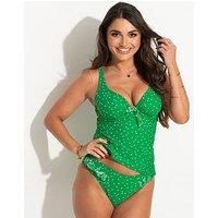 Pour Moi Getaway Tankini Top Non Padded Underwired Womens Swimwear 80013R
