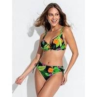 Pour Moi 21114 Palermo Tropical Adjustable Side Bikini Brief