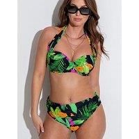Pour Moi Palermo Bikini Brief Foldover Womens Swimwear Trendy Cute 21115