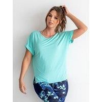 Pour Moi Energy Cross Back Short Sleeve Yoga Top