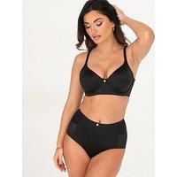 Pour Moi Effortless Non-Padded Underwired Double Layer Moulded Bra - Black