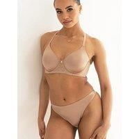 Pour Moi Effortless Non-Padded Underwired Double Layer Moulded Bra - Natural