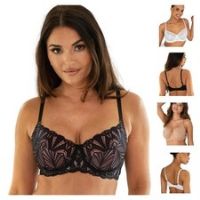 Pour Moi New Romance Full Cup Bra Underwired Supportive Bras 184009