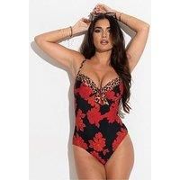 Pour Moi St Lucia Padded Underwired Swimsuit - Multi