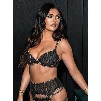 Pour Moi India Leopard Embroidered Non-Padded Underwired Bra