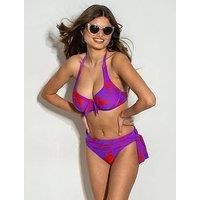 Pour Moi Heatwave Bikini Brief Fold Over Flattering Womens Swimwear 86003R
