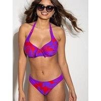 Pour Moi Heatwave Bikini Brief Mid Rise Flattering Womens Swimwear 86004R