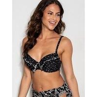 Pour Moi Getaway Bikini Top Multiway Padded Underwired Womens Swimwear 80000R