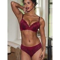 Pour Moi New Romance Brief Mid Rise Semi Sheer Seductive Womens Lingerie 184012