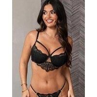 Pour Moi India Demilicious Linear Lace Demi Padded Bra