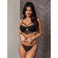 Pour Moi India Demilicious Linear Lace Thong