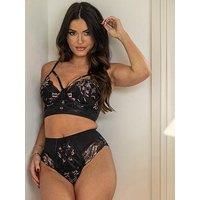 Pour Moi After Hours High-Waist Brief - Black/Multi