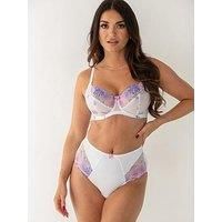 Pour Moi St Tropez Brief Feminine High Waisted Embroidered Womens Knickers 7718