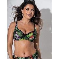 Pour Moi Palermo Underwired Non-Padded Bikini Top - Print