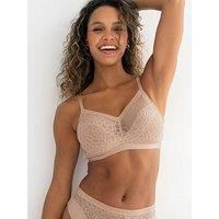 Pour Moi Geo Sculpt Fuller Bust Non Wired Bralette D-J - Natural