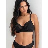 Pour Moi Geo Sculpt Bra Underwired Full Coverage Womens Lingerie 99501