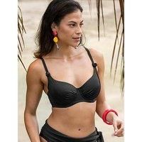 Pour Moi St Kitts Bikini Top Non Padded Knot Detail Womens Swimwear 31544