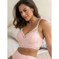 Pour Moi Love To Lounge Lace And Modal Rib Non-Wired Bra B-G