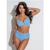 Pour Moi Cali Bikini Briefs Tummy Control Flattering High Waisted Swimwear 26403