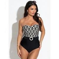 24409 Pour Moi Casablanca Strapless Tummy Control Swimsuit