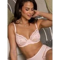 Pour Moi Fleur Non-Padded Underwired Balconette Bra B-J - Light Pink