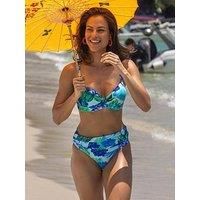 Pour Moi Free Spirit Bikini Brief Fold Over Adjustable Womens Swimwear 13209R
