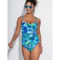Pour Moi Free Spirit Tankini Top Strapless Non Wired Womens Swimwear 13215