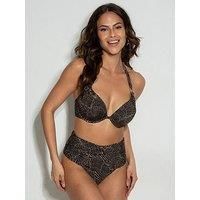 Pour Moi Samoa Bikini Brief High Waist Tummy Control Womens Swimwear 20915