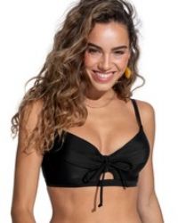Pour Moi Maya Bay Bikini Top Padded Underwired Tied Womens Swimwear 31353
