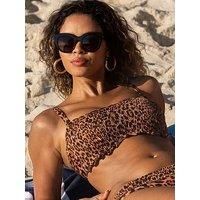 Pour Moi Free Spirit Strapless Underwired Bikini Top - Multi